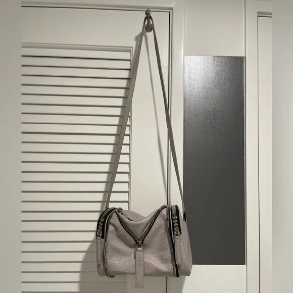 Lavender Leather KARA Double Date Bag - Picture 8 of 8